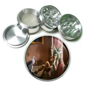 Hot Anime Streghe D14 Tema Alluminio Macina Erbe 63mm 4 Pezzi Mano Mueller - Foto 1 di 3