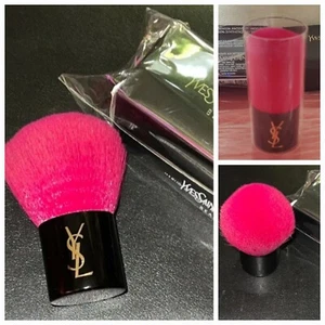 YSL Yves Saint Laurent Kabuki Brush Black & Fuchsia - Picture 1 of 4