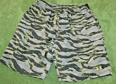 Boys size YXL  Underarmour Size 14 - 16 Gray and Green EW Board XL Shorts - Image 1 of 3