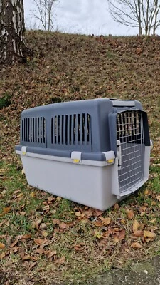 Hunde Transportbox 70 X 50 X 50cm mit Rollen - Bild 1 von 4