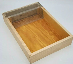 Alimentador superior Miller Hive 8 marcos pino Langstroth colmena  - Imagen 1 de 3