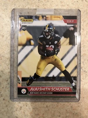 JUJU SMITH-SCHUSTER 2017 PANINI INSTANT NFL RECORD YOUNGEST 1k ALL PURP YDs /61 - Image 1 of 3