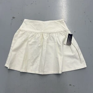 Vintage Polo Ralph Lauren Essentials White Skirt Girls Youth Size 14 - Picture 1 of 9