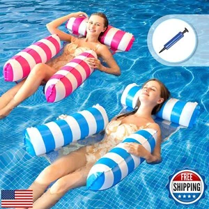 Pool Floats Adult Size Floats for Swimming Pool Chair Floats Water Hammock In - Picture 1 of 5