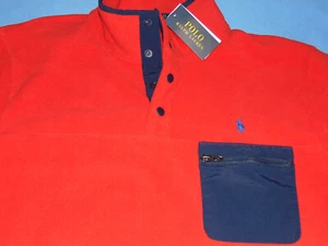 NWT  POLO RALPH LAUREN OP EXCESS FLEECE SNAP T PULLOVER XL  G&R - Picture 1 of 4