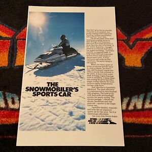 🏁 ‘81 JOHN DEERE 440 SPORTFIRE Snowmobile Poster  vintage sled JD 
