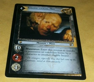 LOTR TCG SHADOWS RARE CARD - 11R100 STRANGE-LOOKING MEN - NM - Foto 1 di 1