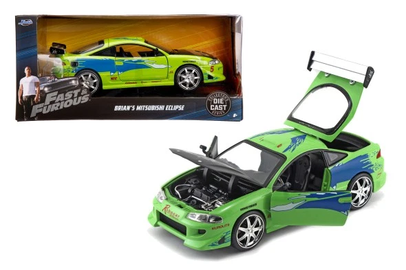 Fast %26 Furious Mitsubishi Eclipse 1995 1:24 Model JADA TOYS - Immagine 1 di 1