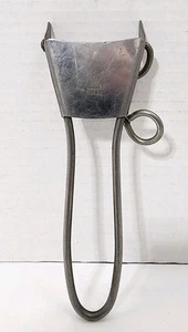 Manico vintage Pyrex Flameware impugnatura in metallo manico casseruola rimovibile - Foto 1 di 4