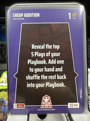 Tarjeta de juego SSP 2025 Bo Jackson Battle Arena actualización adición barata #PL-2 RARA Foto 1 de 2