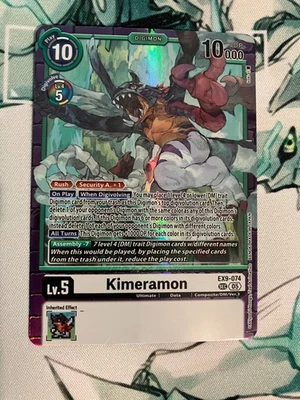 Kimeramon EX9-074 SEC Digimon CCG | Versus Monsters NM - Image 1 of 4