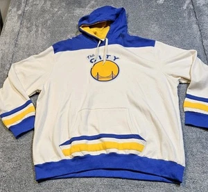 Golden State Warriors Mens "The City" Majestic Hardwood Classics Hoodie Size 2XL - Picture 1 of 10