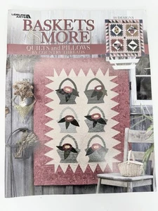 Baskets & More by Leisure Arts Quilts and Pillows Designs Patterns Book WE64169 - Picture 1 of 5