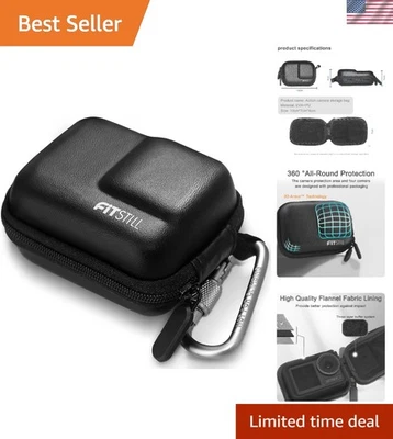 Durable Mini Black Storage Case for DJI OSMO Action 5/4/3 - Easy Travel Access - Image 1 of 4