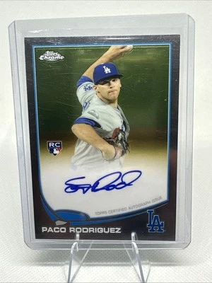 Paco Rodriguez 2013 Topps Chrome Rookie Signature Card # 182 - Image 1 of 2