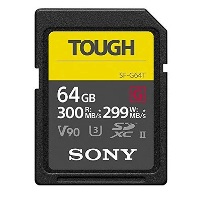 Sony SDXC Memory Card 64 GB Class 10 UHS-II Compatible SF-G64T - Image 1 of 4