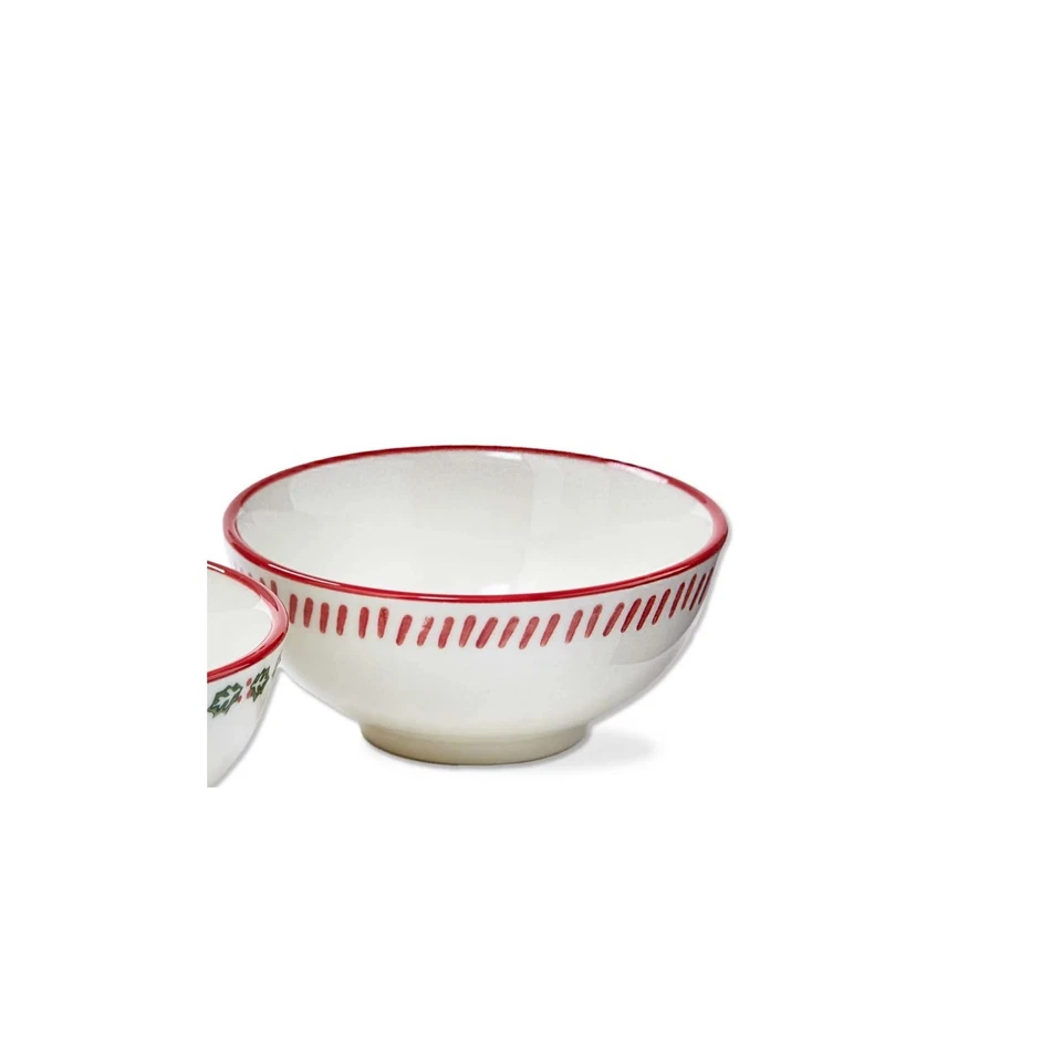 TAG Dip Bowl, Tis The Season - Borde Rayas Rojas (G20539B) Foto 1 de 1