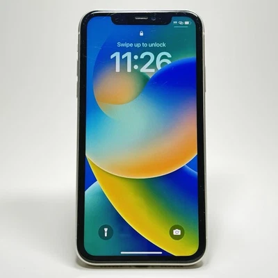 Unlocked Apple iPhone 11 64GB White | MWLT2HN/A | bad back/Battery - Image 1 of 4