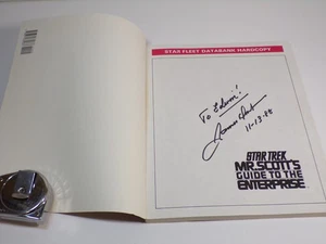 James Doohan firmado personalmente: Mr. Scott's Guide To The Enterprise - Imagen 1 de 5