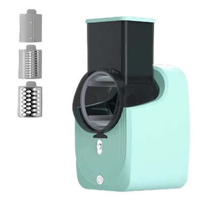 Elektrischer Gemüseschneider Hobel Küche Trommel Gemüseschneider EU-Stecker I3N7 - Bild 1 von 4