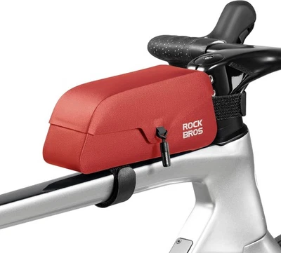 ROCKBROS Bike Frame Top Tube Bag with Magnetic Flap Waterproof Cycling Tools Bag - Image 1 of 4