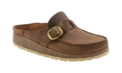 Birkenstock Womens Buckley Oiled Leather Cognac 41 (US 10-10.5) - Image 1 of 3