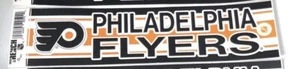NHL Vintage Philadelphia Flyers Hockey Team Bumper Sticker Trench - Bild 1 von 5