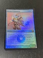 Magic The Gathering Etched Champion Scars of Mirrodin Foil English Light Play