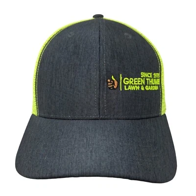 Sombrero de camionero verde pulgar Snapback multi talla única malla espalda accesorios grandes Foto 1 de 4