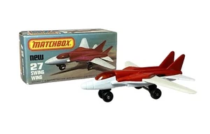 Matchbox No. 27 Swing Wing Original Box Mint - Picture 1 of 8
