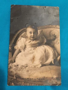 Prinz Wilhelm won Preusse Real Photo Postcard Prince Prussia RPPC Vintage - Picture 1 of 2