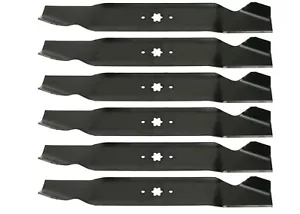 (6) USA Mower Blades® Standard High Lift for Cub Cadet 942-04126 942-0616A - Picture 1 of 7