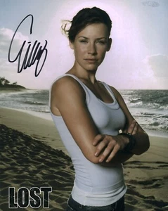 Evangeline Lilly Lost 8x10 foto firmata autografo certificato JSA - Foto 1 di 2
