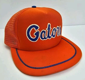 Vintage UF Florida Gators Trucker Hat Foam Mesh Snapback College VTG 80s 90s - Picture 1 of 8