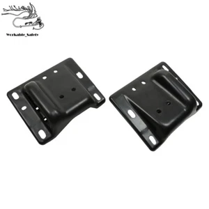 For 19 Dodge Ram 2500 2003-18 Front Outer Driver&Passenger Bumper Bracket Black - Picture 1 of 17