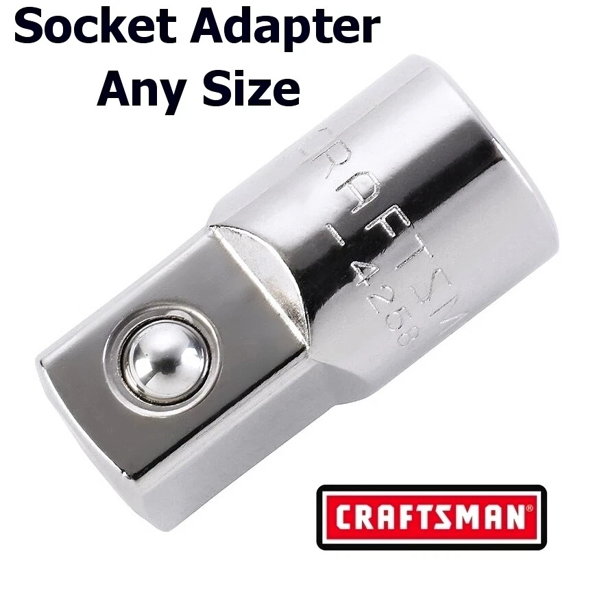 Craftsman 1/4" 3/8" 1/2" 3/4" in. Drive Adapter - Socket Ratchet - CHOOSE SIZE - Image 1 of 1