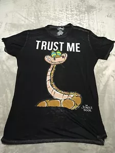 Camisa Disney Libro de la Selva Unisex 3X (54/56) Serpiente Negra Trust Me Tejido Fino - Imagen 1 de 9