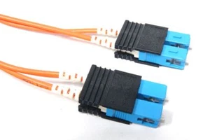 2m LC Duplex Optic Fiber Cable Multimode Network Glasfaserkabel LWL-Kabel - Bild 1 von 1