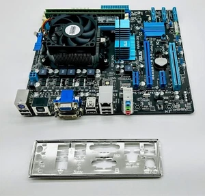 ASUS M4A88T-M LE Motherboard AMD Athlon II X2 255 3.1GHz 8GB RAM *TESTED* - Picture 1 of 7