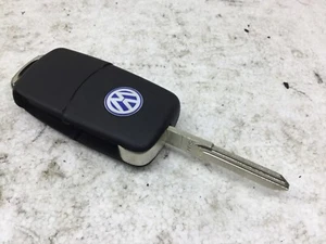 BLANK Flip key VW 1999 to 2003 Eurovan T4 REMOTE 2 button fob clicker oem mv - Picture 1 of 5