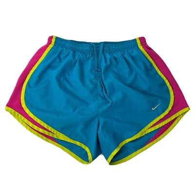 Nike Dri-FIT Pequeño Azul Tempo Correr Mujer Pantalones Cortos Calzoncillos Atléticos 3" Entrepierna Foto 1 de 4