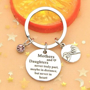 Moms Stocking Stuffers Mothers Day Keychain Keyring Birthday Gifts from Daughter - Picture 1 of 5