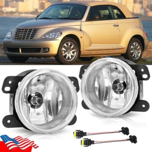 Pair Round Bumper Fog Light Driving Lamp For Chrysler 300 / PT Cruiser 2005-2010 - Bild 1 von 6