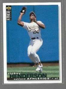 1995 Collector's Choice Rickey Henderson #125 Athletics