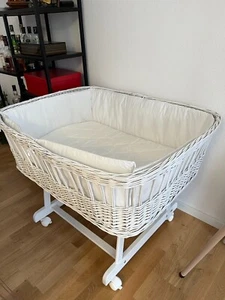 Alvi Bettaufsatz Zwillingskorb weiß kompl. mit Matr. HygenAir - Bild 1 von 1