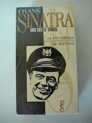 FRANK SINATRA HIS LIFE & TIMES-THE FRIENDSHIPS & THE RAT PACK 2 UNOPEN VHS SET - Image 1 of 4