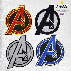 Avenger Superhero Movie Patch to Iron/ Sew on, Embroidered Cloth Patches,Badge - Picture 1 of 5