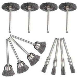 60 Pieces Wire Cup Brush Set,Vankcp Power Rotary Tool Buffing Wheels Small Wire - Picture 1 of 3