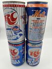 1986 NY Mets RC Cola Promo Cans MLB Baseball