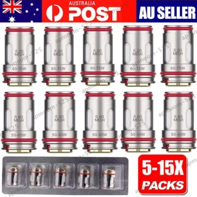 5/10/15pcs 0.2Ω GTi Mesh Replacement Coils 0.2ohm 0.4Ω 0.4ohm GTI Head AU - image 1 of 4